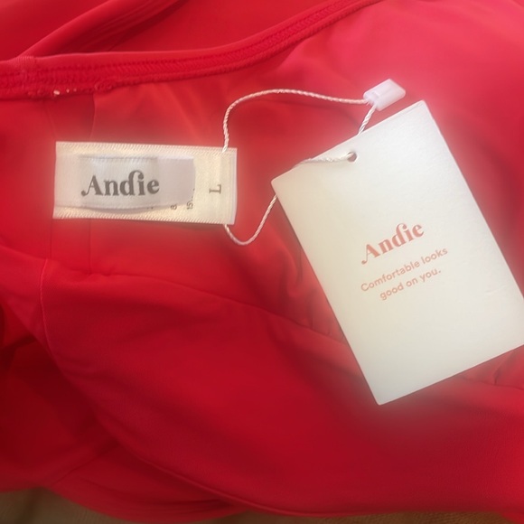 Andie The Mykonos One Piece in Cherry Red size Large Nee with Tags - Picture 6 of 7